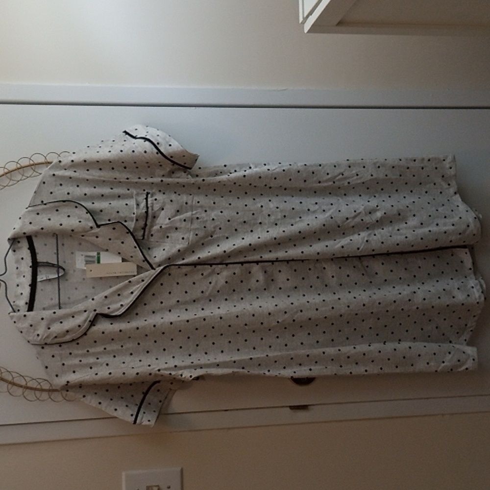 Jaclyn Intimates Short Sleeve Nightshirt Size L